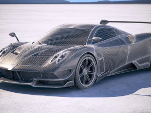 Pagani Huayra BC 2017 3D Model