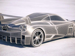 Pagani Huayra BC 2017 3D Model