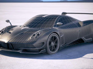 Pagani Huayra BC 2017 3D Model