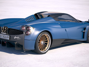 Pagani Huayra Roadster 2017 3D Model