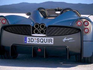 Pagani Huayra Roadster 2017 3D Model