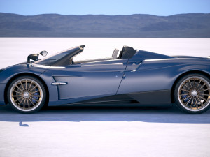 Pagani Huayra Roadster 2017 3D Model