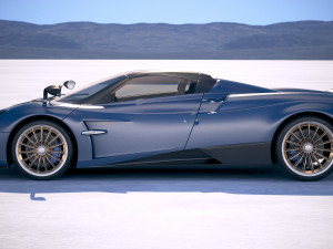 Pagani Huayra Roadster 2017 3D Model