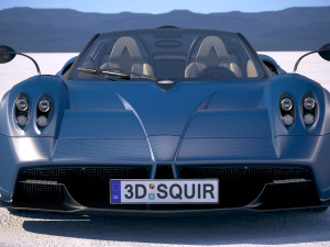 Pagani Huayra Roadster 2017 3D Model