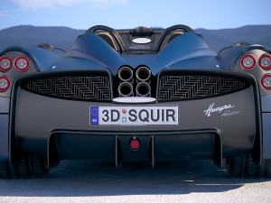 Pagani Huayra Roadster 2017 3D Model