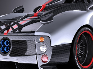 Pagani Zonda Cinque Roadster 2011 vray 3D-Modell