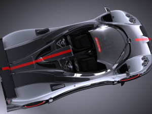 Pagani Zonda Cinque Roadster 2011 vray 3D-Modell