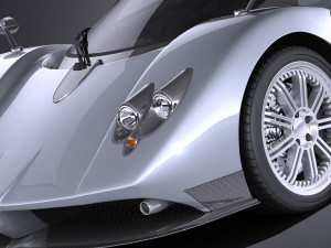 Pagani Zonda F 2010 vray 3D 모델