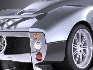 Pagani Zonda F 2010 vray 3D 모델