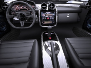 Pagani Zonda F 2010 vray 3D 모델