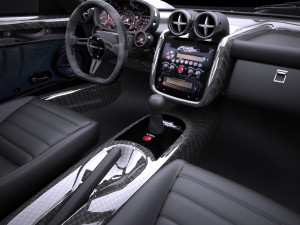 Pagani Zonda F 2010 vray 3D 모델