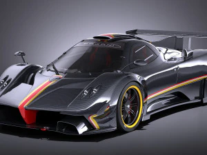 Pagani Zonda Revolucion 2013 vray Modello 3D