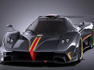 Pagani Zonda Revolucion 2013 vray 3D Model