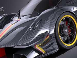 Pagani Zonda Revolucion 2013 vray Modèle 3D