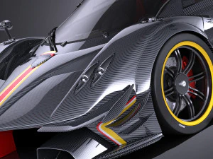 Pagani Zonda Revolucion 2013 vray 3D Model