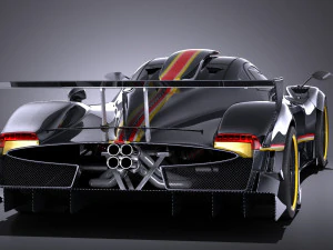 Pagani Zonda Revolucion 2013 vray 3D Model