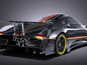 Pagani Zonda Revolucion 2013 vray Modèle 3D