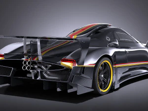 Pagani Zonda Revolucion 2013 vray 3D Model
