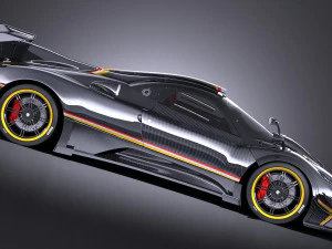 Pagani Zonda Revolucion 2013 vray 3D Model