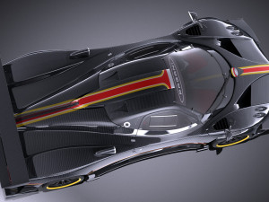 Pagani Zonda Revolucion 2013 vray Modèle 3D
