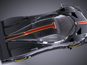 Pagani Zonda Revolucion 2013 vray 3D Model