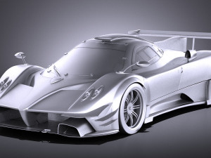 Pagani Zonda Revolucion 2013 vray Modèle 3D