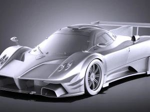 Pagani Zonda Revolucion 2013 vray 3D Model