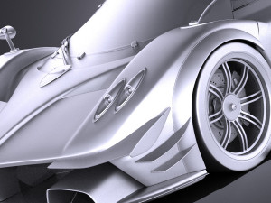 Pagani Zonda Revolucion 2013 vray Modèle 3D