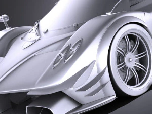 Pagani Zonda Revolucion 2013 vray 3D Model