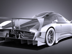 Pagani Zonda Revolucion 2013 vray Modèle 3D