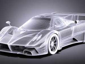 Pagani Zonda Revolucion 2013 vray Modèle 3D