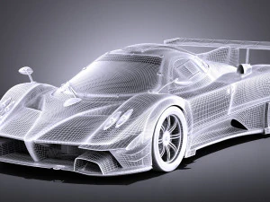 Pagani Zonda Revolucion 2013 vray 3D Model