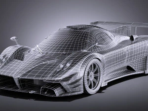 Pagani Zonda Revolucion 2013 vray 3D Model