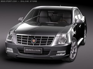 Cadillac SLS 2010 3D Model
