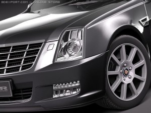 Cadillac SLS 2010 3D Model