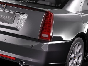 Cadillac SLS 2010 3D Model