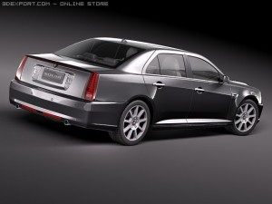 Cadillac SLS 2010 3D Model