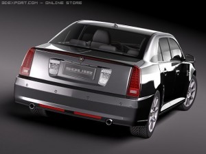 Cadillac SLS 2010 3D Model
