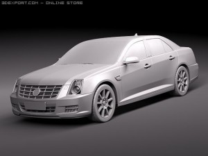 Cadillac SLS 2010 3D Model