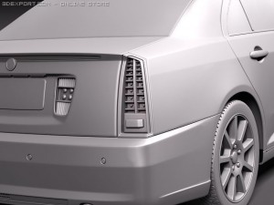 Cadillac SLS 2010 3D Model
