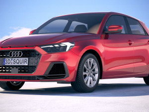 Audi A1 2019 3D Model