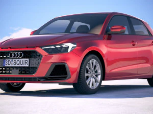 Audi A1 2019 3D Model