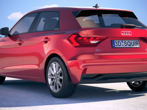 Audi A1 2019 3D Model