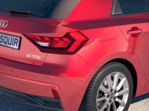 Audi A1 2019 3D Model