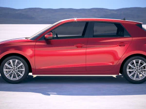 Audi A1 2019 3D Model