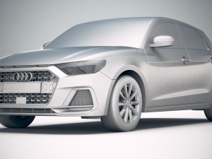 Audi A1 2019 3D Model