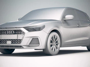 Audi A1 2019 3D Model