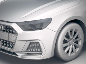 Audi A1 2019 3D Model