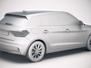 Audi A1 2019 3D Model