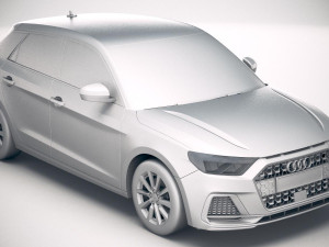 Audi A1 2019 3D Model